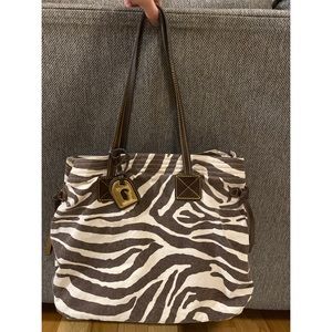 Zebra Print Dooney & Burke Handbag